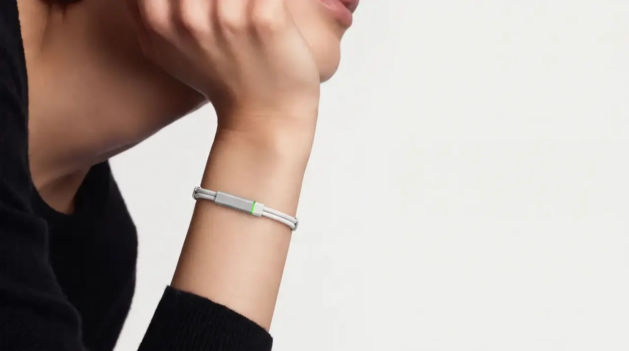 On the wrist.