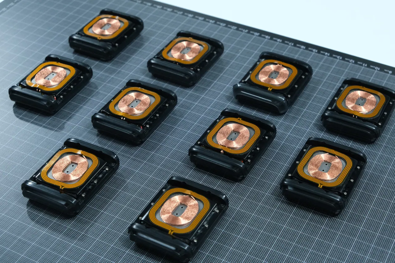 Coil modules before final assembly.
