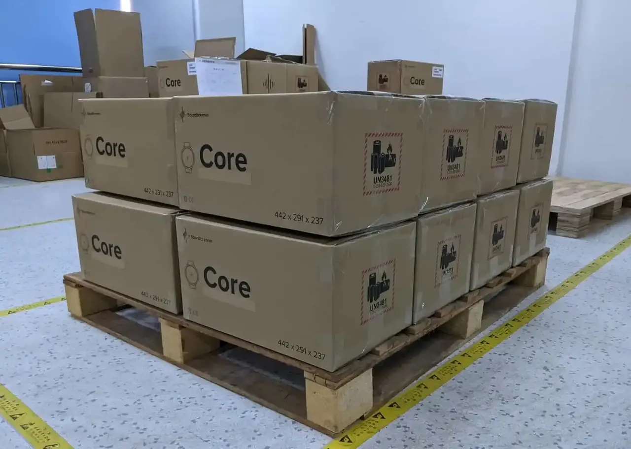 After 2 years of work, the first cartons.