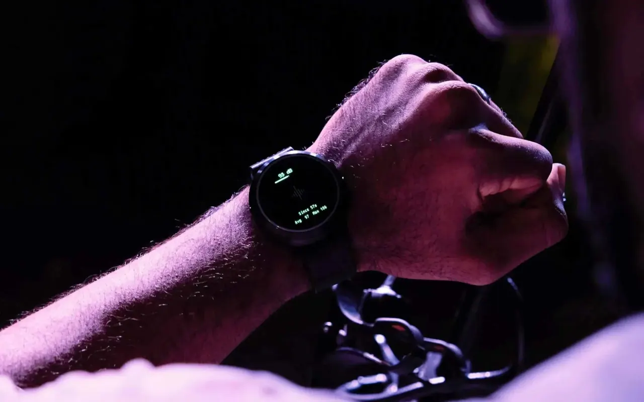 Soundbrenner Core, dB meter