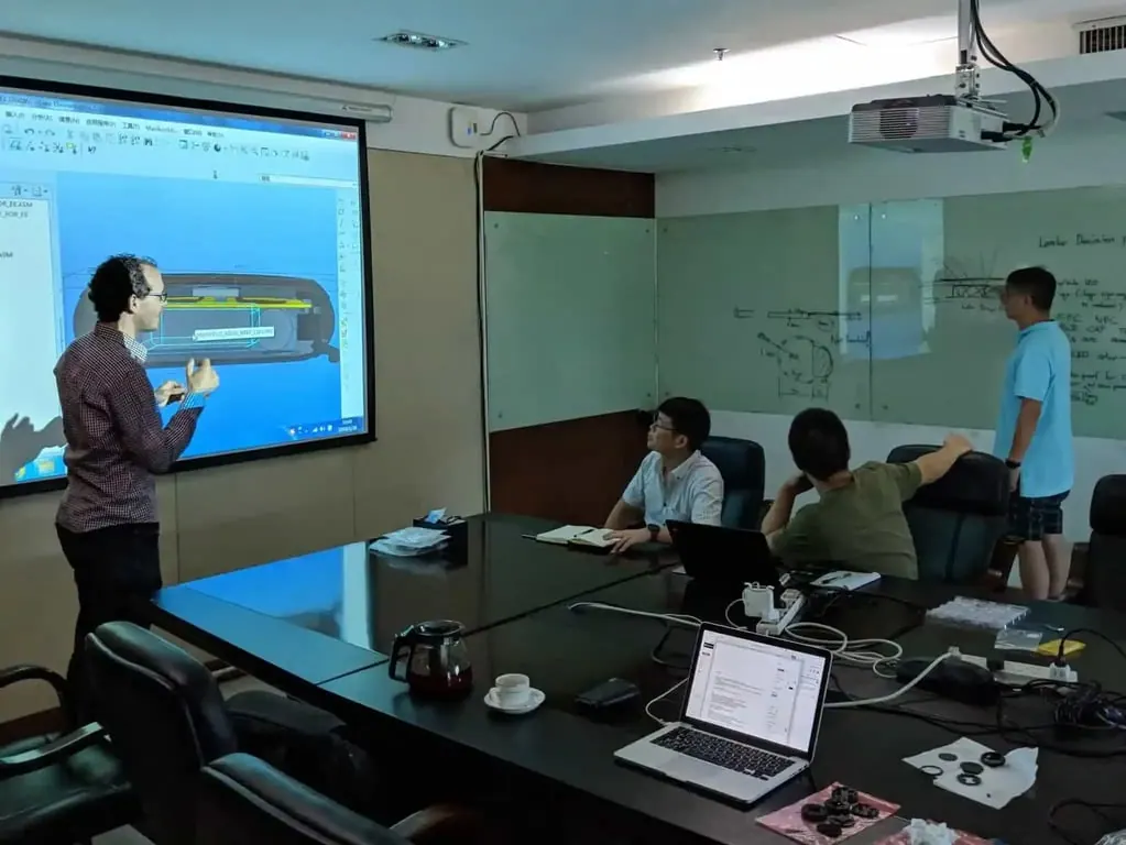 9. One of our DFM (design for manufacturing) meeting. This was one of the hardest and crucial process